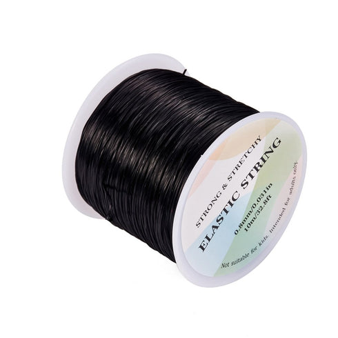 Elastic String Black 0.8mm