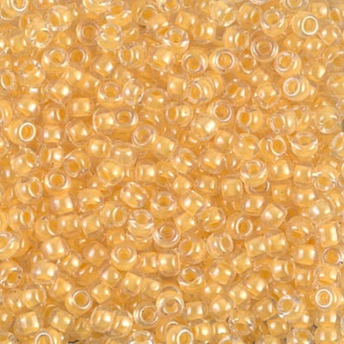 8-0202 - Crystal/Canary Yellow Inside Color Lined 10 grams