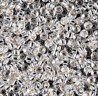 6-0001 - Crystal Transparent/Silver Lined 10 grams