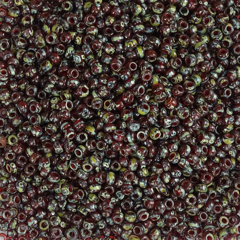 8-4503 - Dark Red Agate Transparent/Picasso