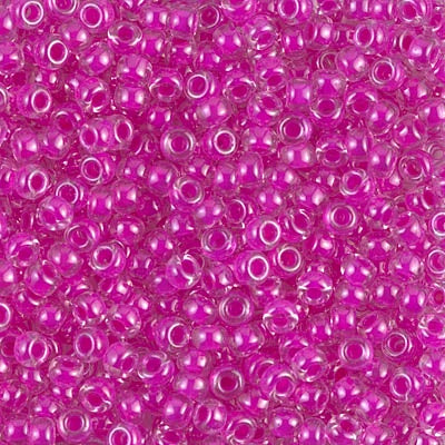8-0209 - Crystal/Fuchsia Inside Color Lined 10 grams