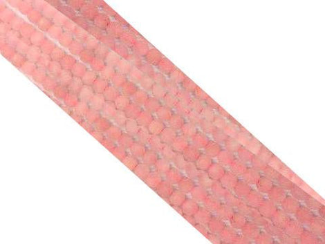 Matte Rose Quartz Round Beads 6mm
