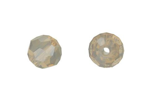 Faceted Round Light Grey Opal 6mm 8pc