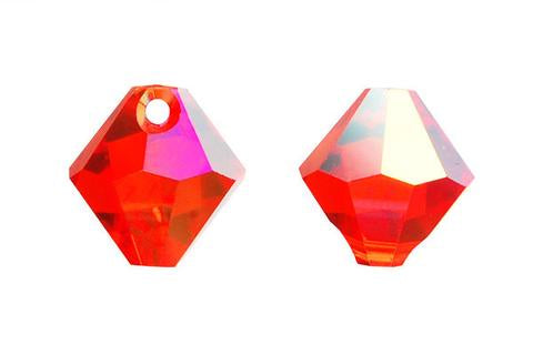 Bicone Pendant Hyacinth (AB) 8mm 4pcs