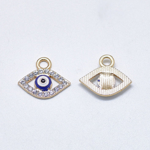 Evil Eye Light Gold Color 5pc