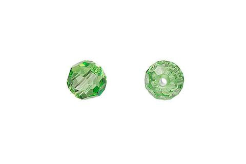 Faceted Round Peridot (AB) 10mm 2pc