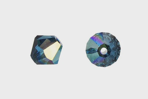 Bicone Montana (AB) 6mm 12pcs