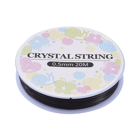 Elastic Crystal Thread Black 0.5mm