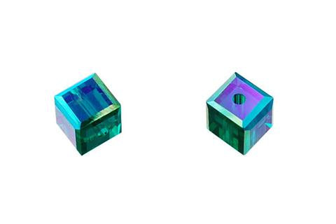 Cube Erinite (AB) 6mm 6pc