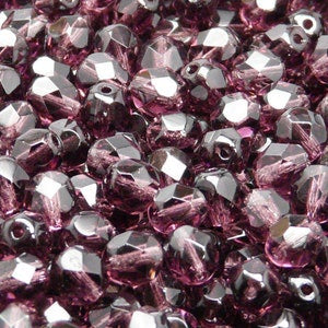 Amethyst Faceted 6mm