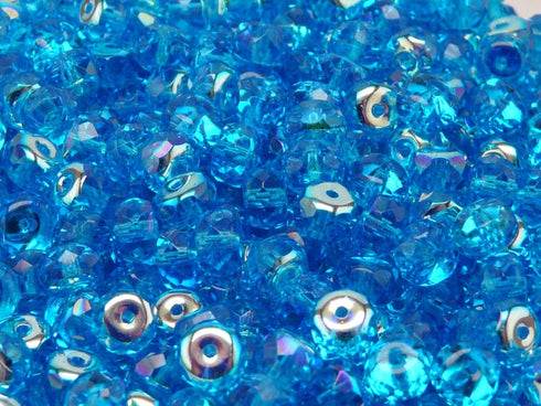 Aquamarine AB Rondelle 7X4mm