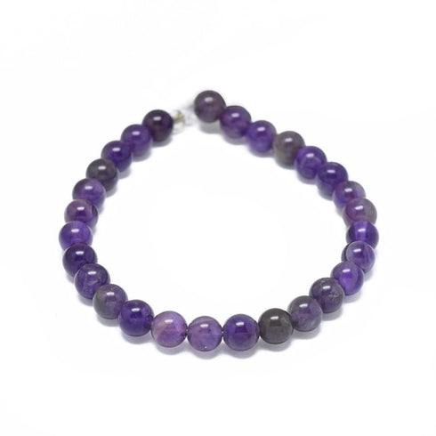 Amethyst Round Beads 10mm (half strand)