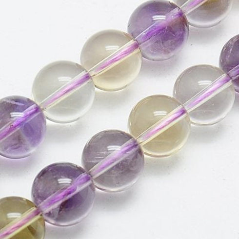 Ametrine Round Beads 8mm
