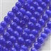 Cat Eye Bead Medium Blue Round Beads 6mm
