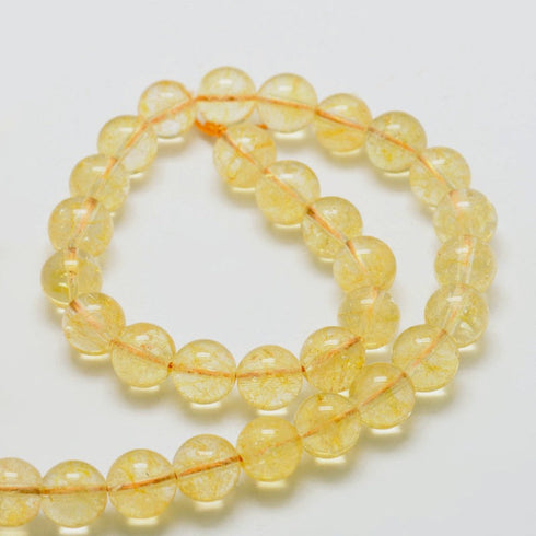 Citrine Round 8 mm