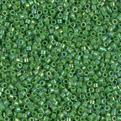 DB0163 - Green Opaque/Rainbow 10 grams