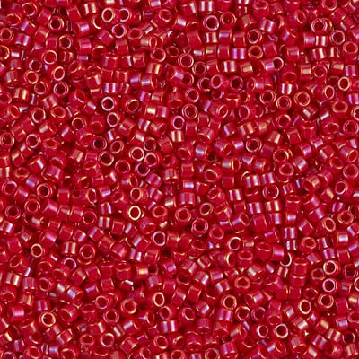 DB0214 - Dark Red Opaque/Luster/Rainbow 10 grams
