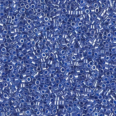 DB0243 - Crystal/Storm Blue Inside Color Lined 10 grams