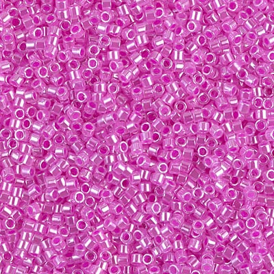 DB0247 - Crystal/Fuchsia Inside Color Lined 10 grams