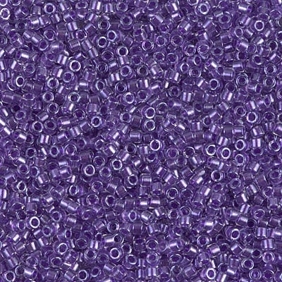 DB0906 - Crystal/Purple Inside Color Lined/Dyed 10 grams