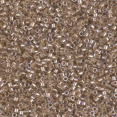 DB0907 - Crystal/Taupe Inside Color Lined/Dyed 10 grams