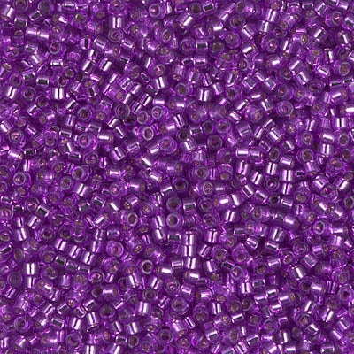 DB1345 - Bright Purple Transparent/Silver Lined/Dyed 10 grams