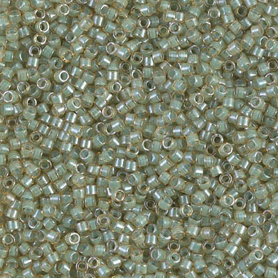 DB2052 - Luminous Sage/Amber Inside Color Lined 10 grams