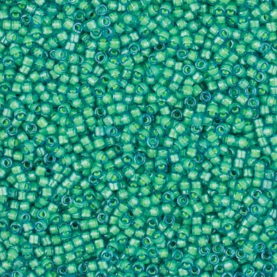 DB2053 - Luminous Sea Foam/Blue Inside Color Lined 10 grams