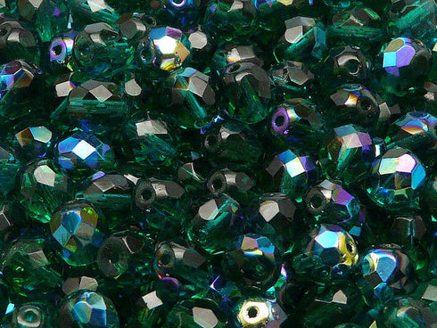 Emerald AB Faceted 8mm