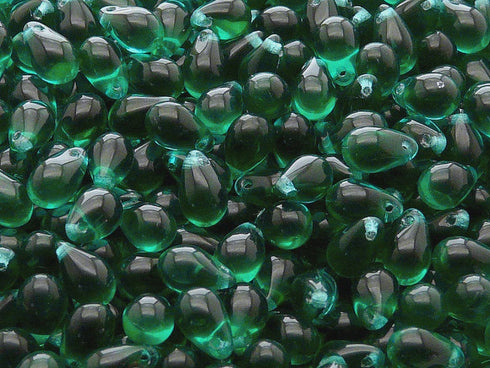 Teardrop Emerald 6X9mm