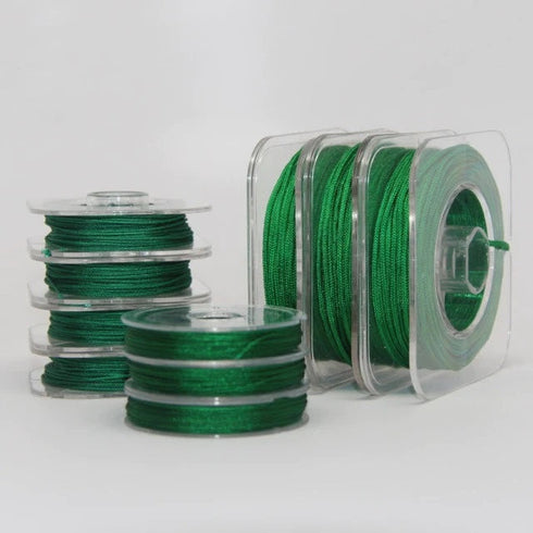 Emerald Chinese Knotting Cord 0.8/1mm 10 yd Bobbin