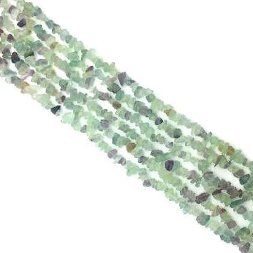 Fluorite Chips 36 Inch 5X8mm