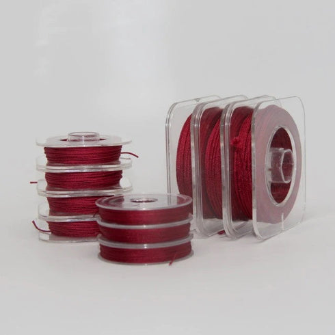 Garnet Chinese Knotting Cord 0.8/1mm 10 Yd Bobbin