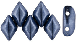 Saturated Metallic Bluestone GemDuo 8X5mm