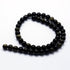 Golden Sheen Obsidian 8 mm Round Gemstone Strand