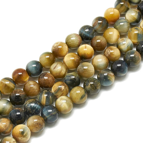 Goldenrod Tiger Eye Round 8 mm