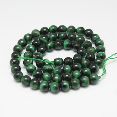 Green Tiger Eye Round 4 mm