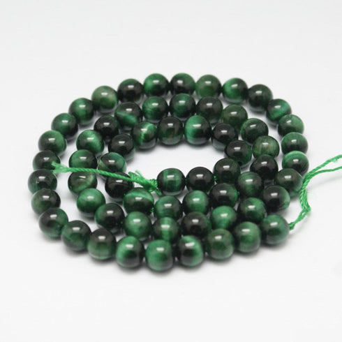 Green Tiger Eye Round 4 mm