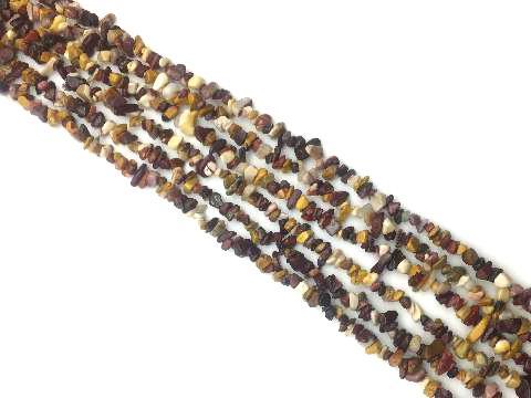 Moukaite Chips 36 Inch 5X8mm