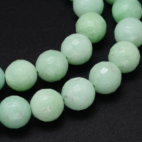 Myanmar Jade Faceted Round 10 mm