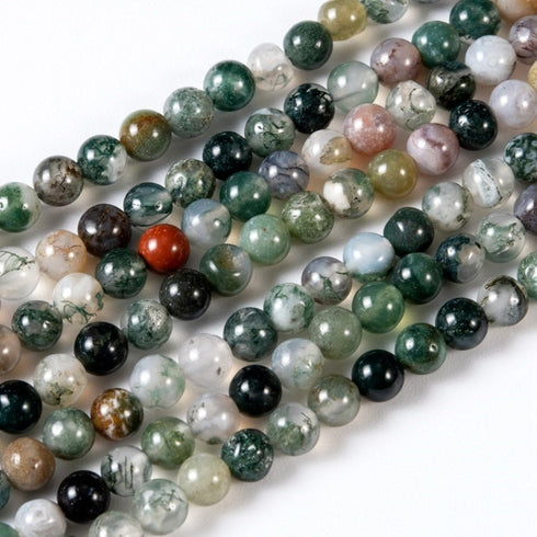 Indian Agate Round Beads 8mm