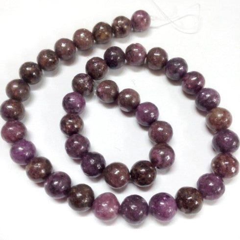 Lepidolite Round Beads 10mm