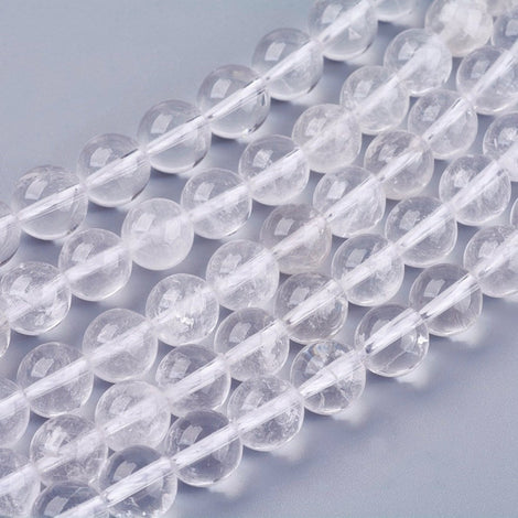 Natural Quartz Round Beads 6mm