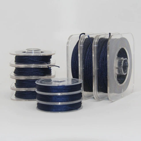 Navy Chinese Knotting Cord 0.5mm 10 Yd Bobbin
