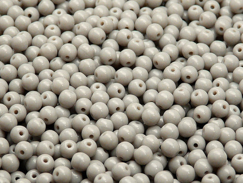Opaque Grey Round 4mm