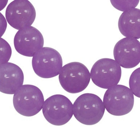Orchid Dyed Jade Round 8 mm