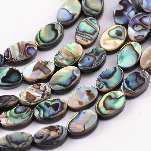 Oval Abalone 15X20mm