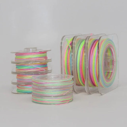 Pastel Mix Chinese Knotting Cord 0.5mm Bobbin