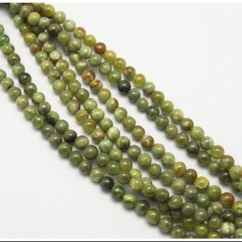 Peridot Round Beads 6mm