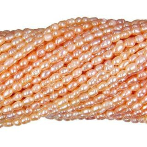 Pink Freshwater Pearl Rice 1.8-2.2 mm